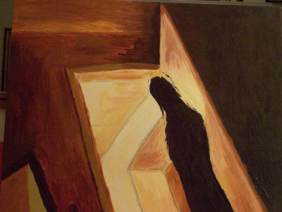 14b. Alessandra, Rue des pretres. Olio su tela 70 x 70