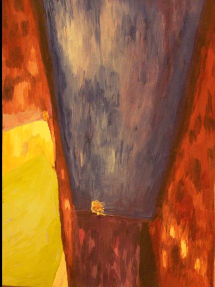 15. Vicolo, Tratevere I. Olio su tela 50 x 70