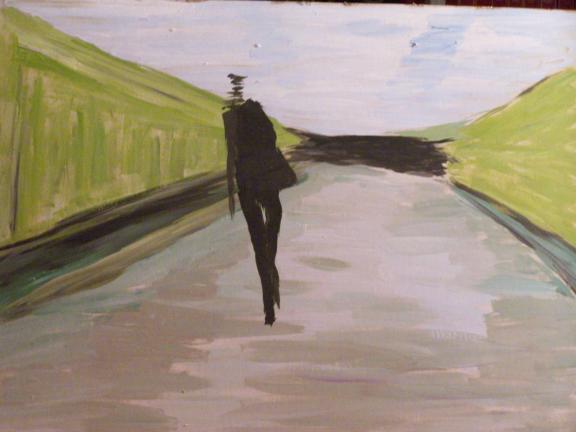 24. Stazione Centrale, Bruxelles. Olio su compensato 60 x 45
