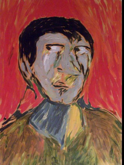 30. Autoritratto II. Olio su compensato 60 x 90 
