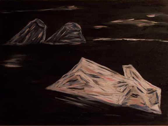 46. Mar de la Flota, Penisola Antartica. Olio su tela 70 x 50
