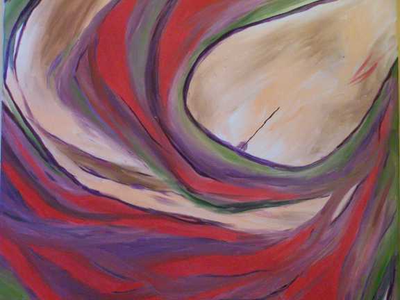 49. Una nave nella tempesta I. Olio su tela 70 x 60