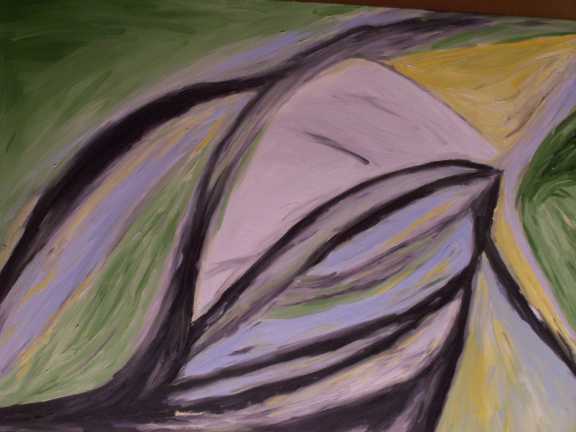 51. Una nave nella tempesta III, o Vana. Olio su tela 70 x 50
