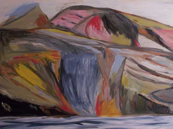 53. Decepcion, Penisola Antartica. Olio su tela 70 x 50