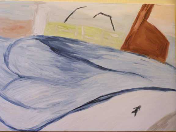 56. Canale della Giudecca I. Olio su tela 70 x 50