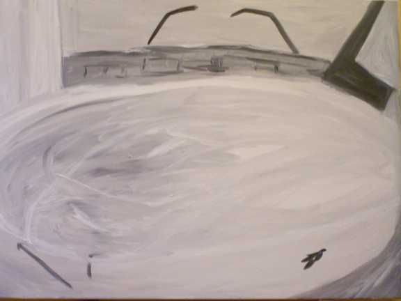 58. Canale della Giudecca III. Olio su tela 70 x 50