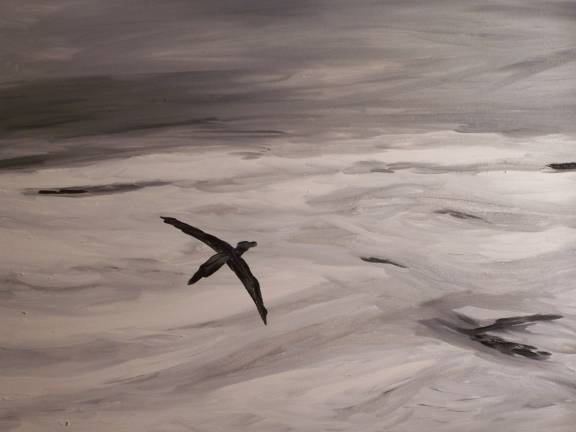 60. Oceano del Sud II. Olio su tela 80 x 50